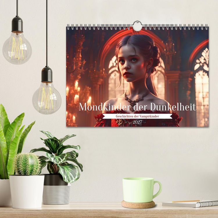 Produktbild: Mondkinder der Dunkelheit (Wandkalender 2027 DIN A4 quer), CALVENDO Monatskalender