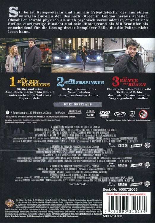 Produktbild: Strike: Die komplette Serie [2 DVDs]