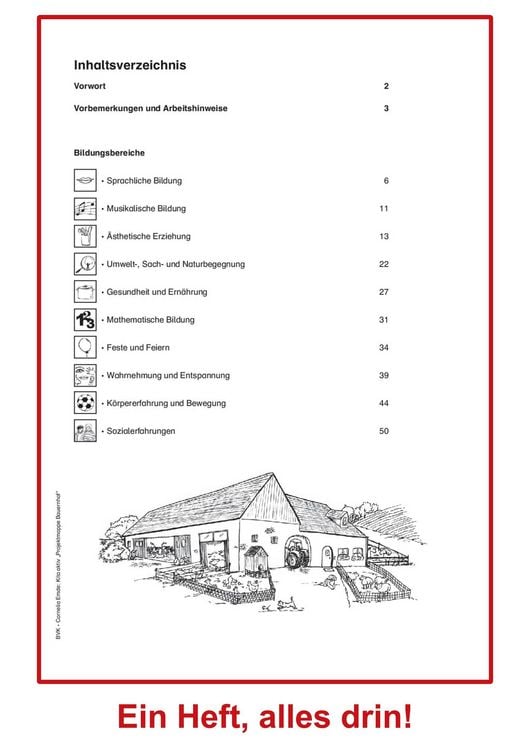 Produktbild: Kita aktiv Projektmappe Bauernhof