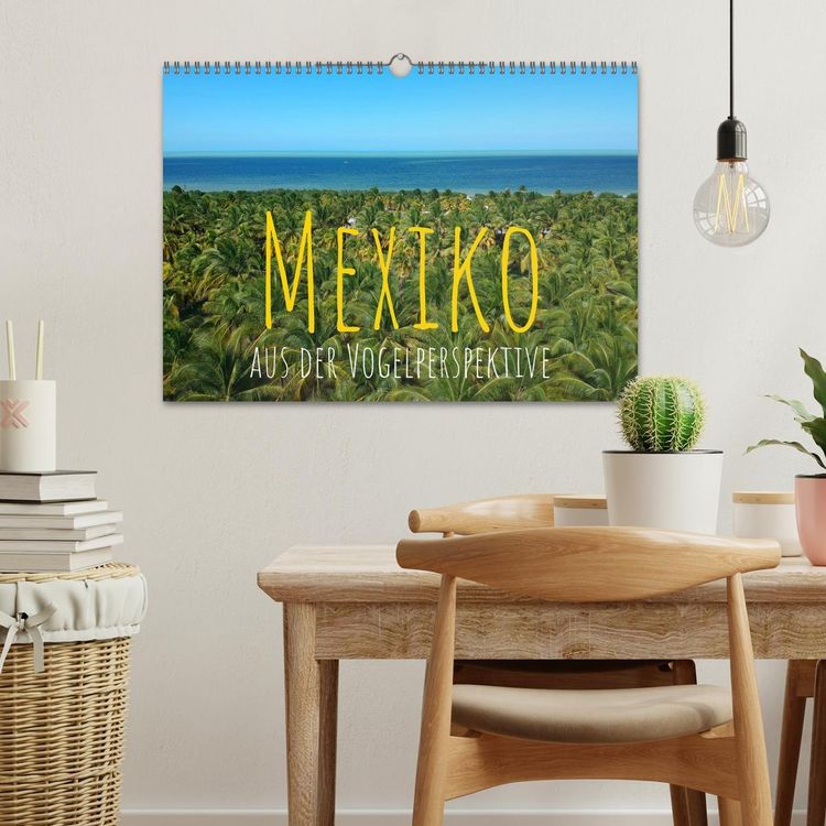 Produktbild: Mexiko aus der Vogelperspektive (Wandkalender 2026 DIN A3 quer), CALVENDO Monatskalender