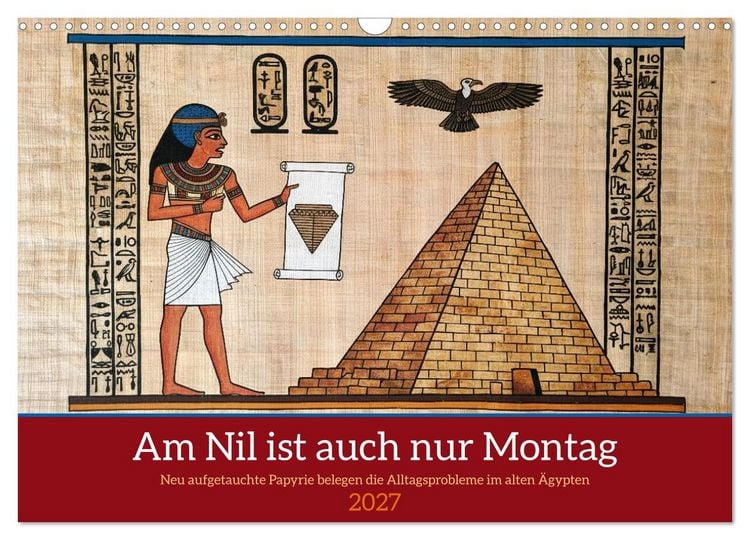 Produktbild: Am Nil ist auch nur Montag (Wandkalender 2027 DIN A3 quer), CALVENDO Monatskalender