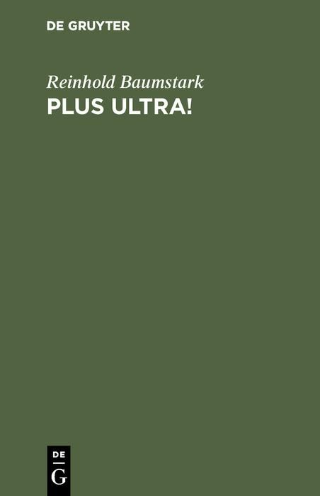 Produktbild: Plus ultra!