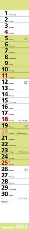 Produktbild: Streifenplaner Colour 2022