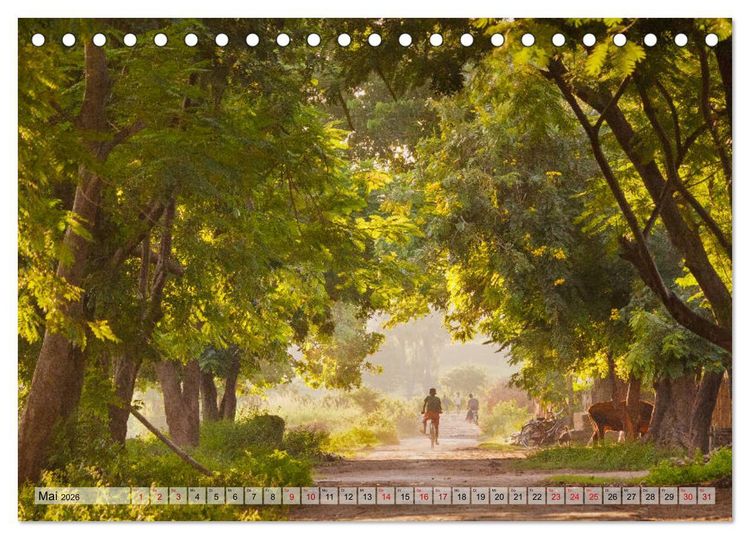 Produktbild: Myanmar - Reise durch das alte Burma (Tischkalender 2026 DIN A5 quer), CALVENDO Monatskalender