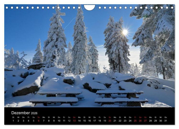 Produktbild: Rund um den Ochsenkopf (Wandkalender 2026 DIN A4 quer), CALVENDO Monatskalender