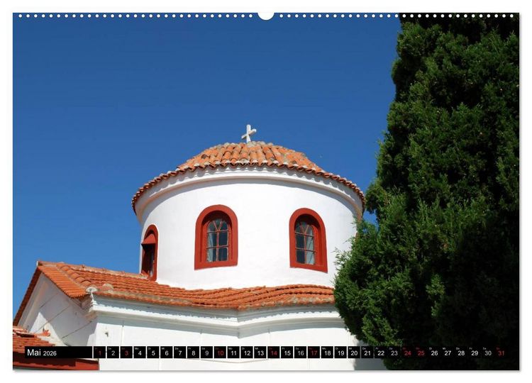Produktbild: Skiathos Skopelos und Alonissos Griechenland (Wandkalender 2026 DIN A2 quer), CALVENDO Monatskalender