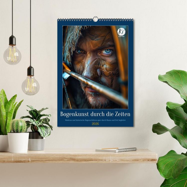Produktbild: Bogenkunst durch die Zeiten (Wandkalender 2026 DIN A3 hoch), CALVENDO Monatskalender