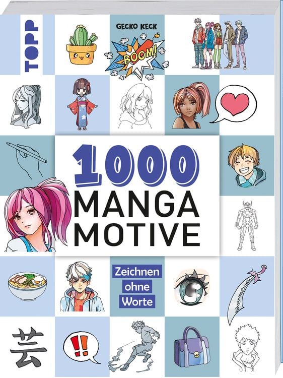 Bild vom Artikel 1000 Manga Motive zeichnen vom Autor Gecko Keck