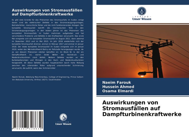 Produktbild: Auswirkungen von Stromausf&auml;llen auf Dampfturbinenkraftwerke