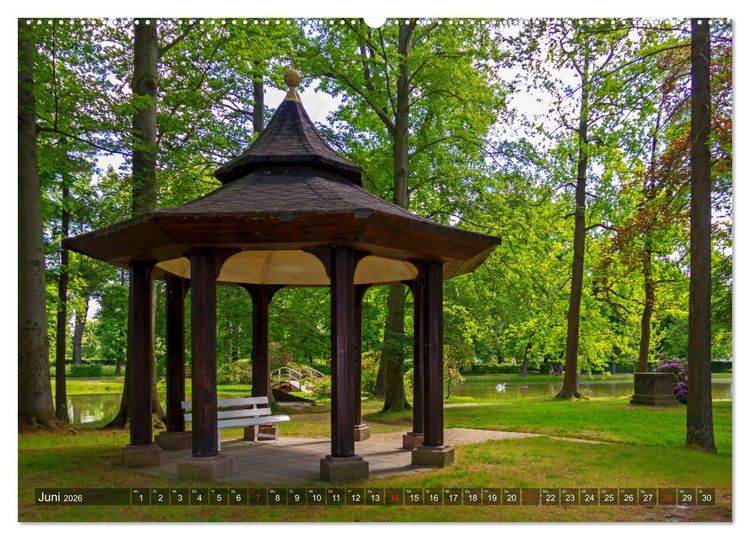 Produktbild: Barockgarten Zabeltitz (Wandkalender 2026 DIN A2 quer), CALVENDO Monatskalender