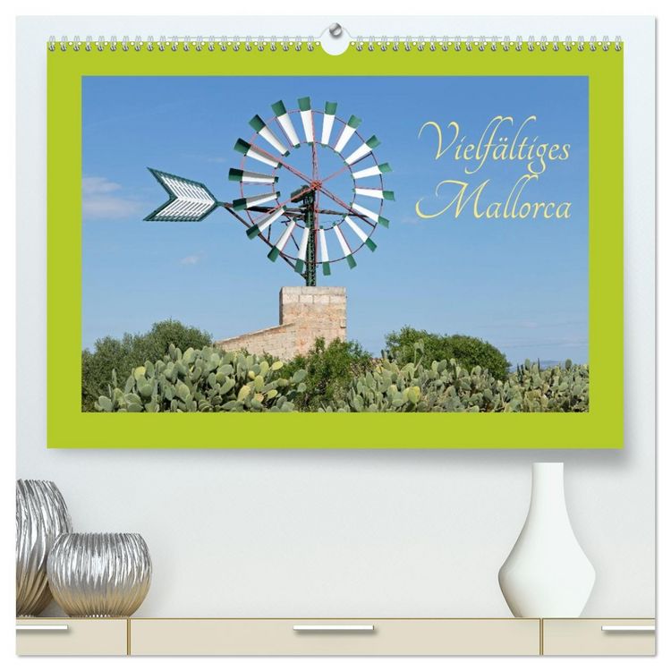 Produktbild: Vielf&auml;ltiges Mallorca (hochwertiger Premium Wandkalender 2026 DIN A2 quer), Kunstdruck in Hochglanz