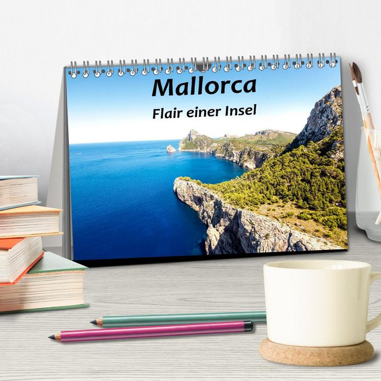 Produktbild: Mallorca - Flair einer Insel (Tischkalender 2026 DIN A5 quer), CALVENDO Monatskalender