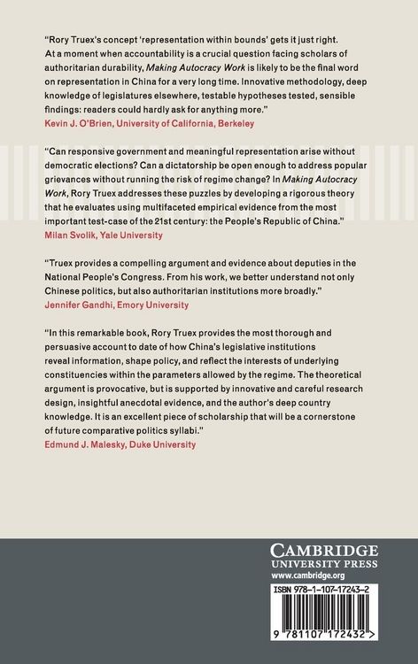 Produktbild: Making Autocracy Work