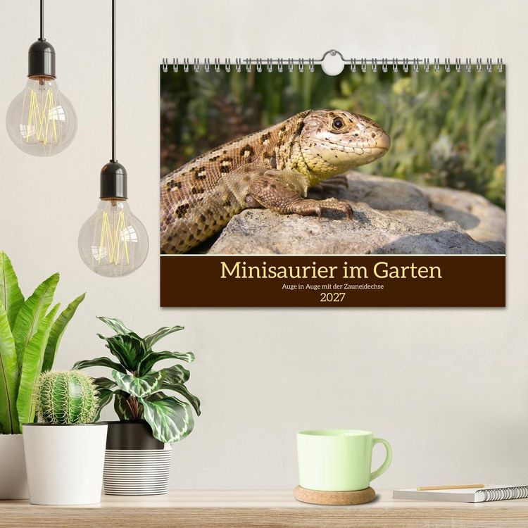 Produktbild: Minisaurier im Garten (Wandkalender 2027 DIN A4 quer), CALVENDO Monatskalender