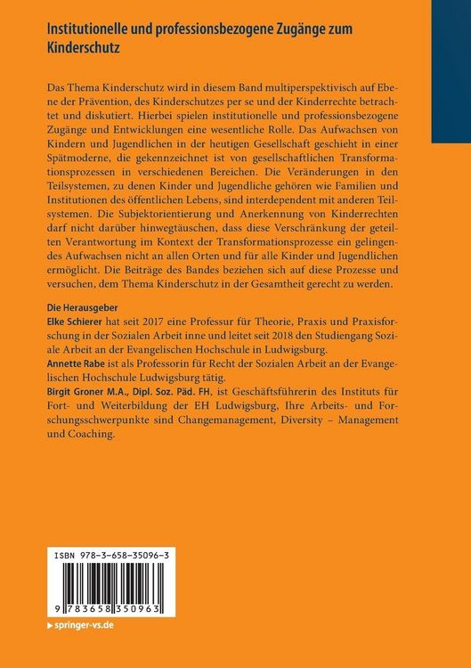 Produktbild: Institutionelle und professionsbezogene Zug&auml;nge zum Kinderschutz