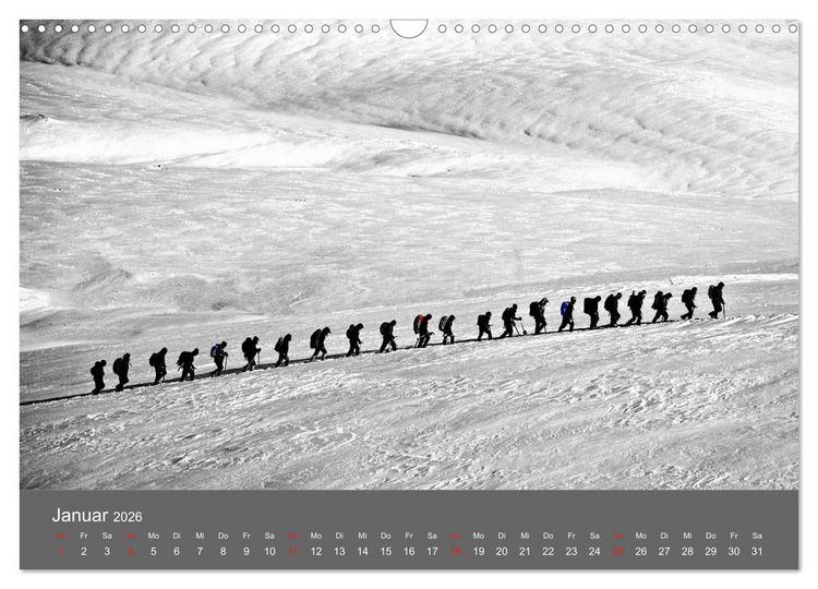 Produktbild: Bergsteigen - Extremsport am Limit (Wandkalender 2026 DIN A3 quer), CALVENDO Monatskalender