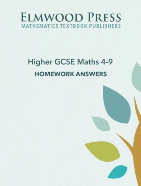 Produktbild: Higher GCSE Maths 4-9 Homework Answers