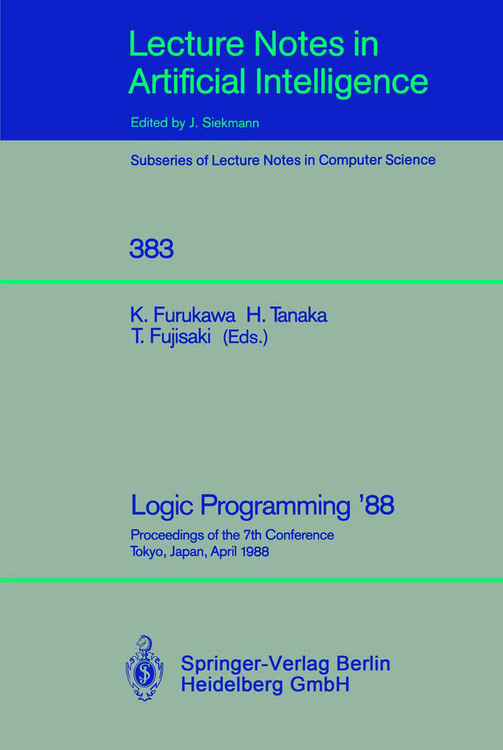 Produktbild: Logic Programming '88