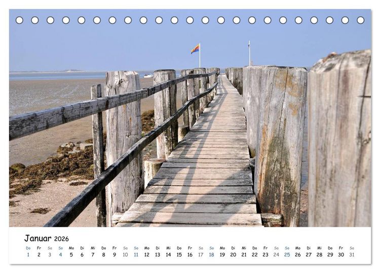 Produktbild: F&ouml;hr und Halligwelt 2026 (Tischkalender 2026 DIN A5 quer), CALVENDO Monatskalender