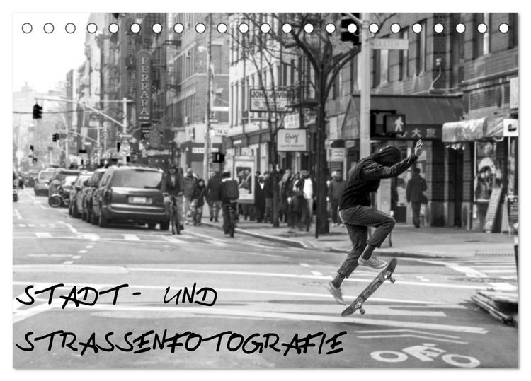 Produktbild: Stadt- und Stra&szlig;enfotografie (Tischkalender 2026 DIN A5 quer), CALVENDO Monatskalender