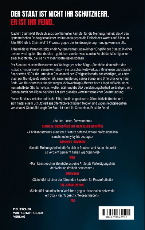 Produktbild: Der Staat gegen Steinh&ouml;fel