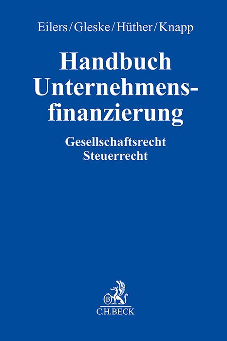 Produktbild: Handbuch Unternehmensfinanzierung