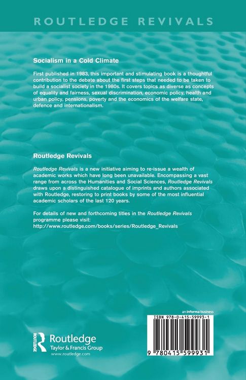Produktbild: Socialism in a Cold Climate