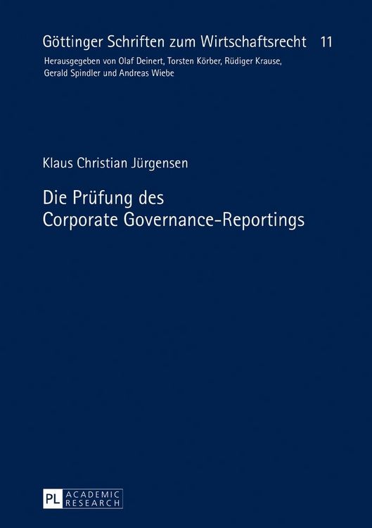 Produktbild: Die Pr&uuml;fung des Corporate Governance-Reportings