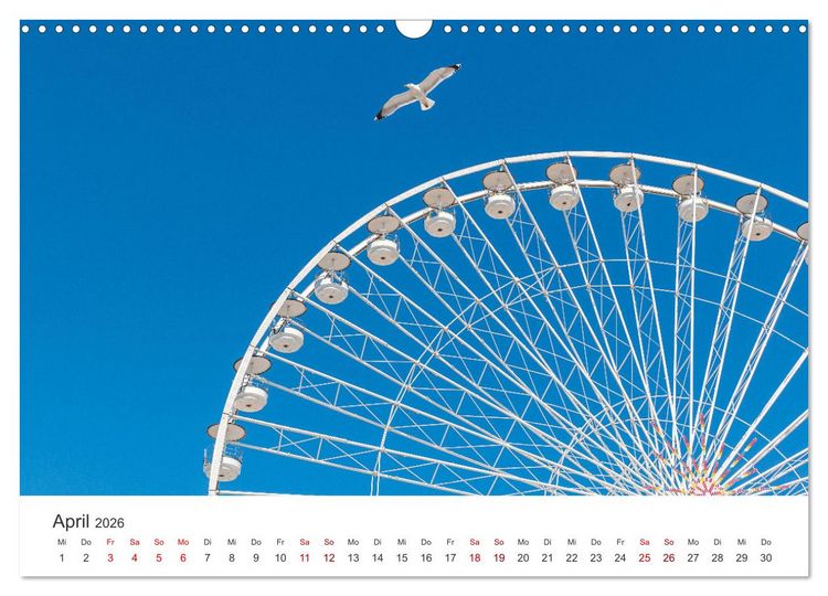 Produktbild: Riesenr&auml;der - Ein Spa&szlig; f&uuml;r jung und alt. (Wandkalender 2026 DIN A3 quer), CALVENDO Monatskalender