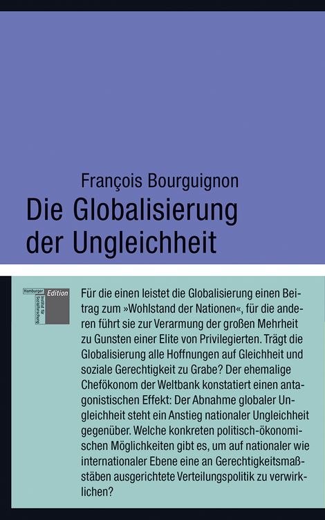 Bild vom Artikel Die Globalisierung der Ungleichheit vom Autor Francois Bourguignon