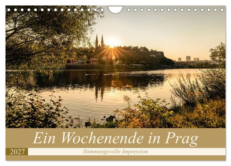 Produktbild: Ein Wochenende in Prag (Wandkalender 2027 DIN A4 quer), CALVENDO Monatskalender