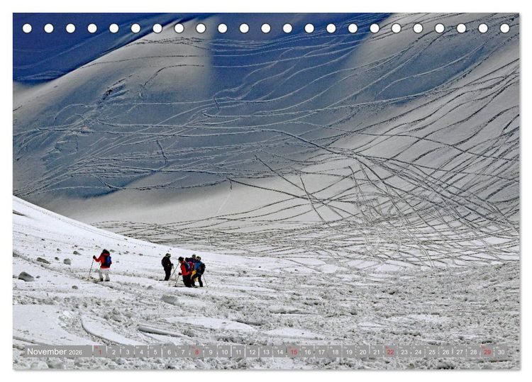 Produktbild: AROSA im Winter (Tischkalender 2026 DIN A5 quer), CALVENDO Monatskalender
