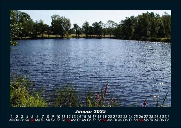 Produktbild: Landschaftskalender 2025 Fotokalender DIN A5