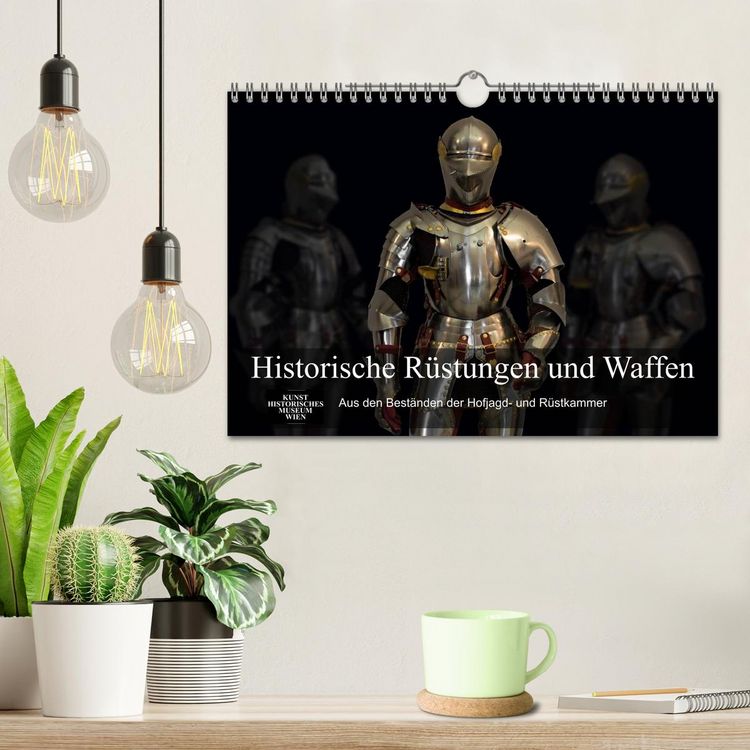 Produktbild: Historische R&uuml;stungen und Waffen (Wandkalender 2026 DIN A4 quer), CALVENDO Monatskalender