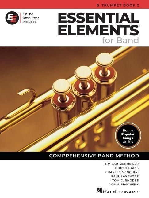 Produktbild: Essential Elements for Band - BB Trumpet Book 2 with Eei Online Resources Trumpet Method Songbook and Sheet Music for School Band Students and Teachers Comprehensive Band Method
