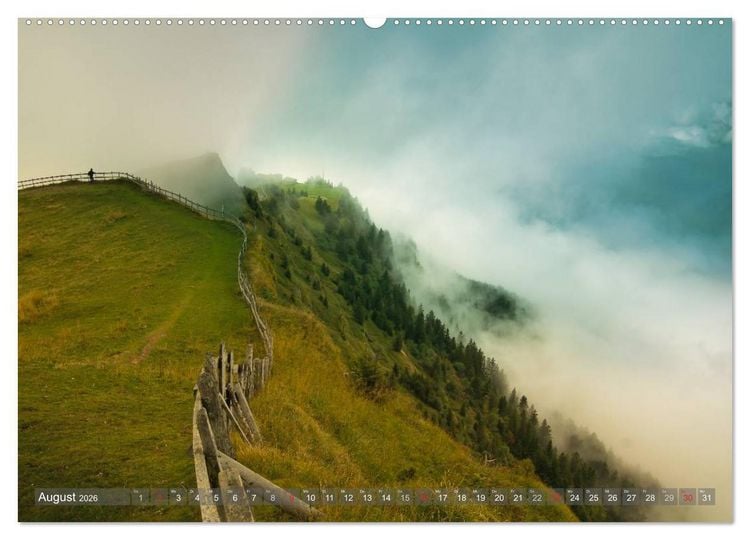 Produktbild: Der Zauber der Schweizer Berge (Wandkalender 2026 DIN A2 quer), CALVENDO Monatskalender