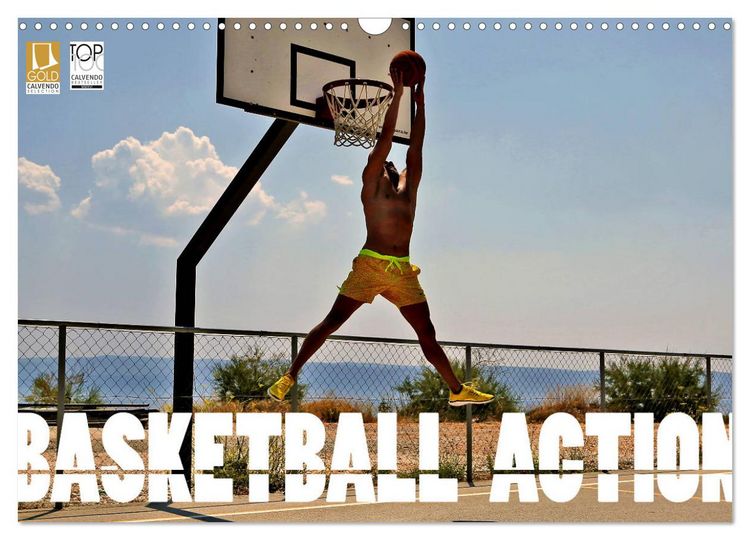 Produktbild: Basketball Action (Wandkalender 2026 DIN A3 quer), CALVENDO Monatskalender