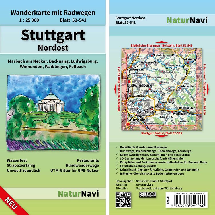 Produktbild: Stuttgart Nordost 1 : 25 000