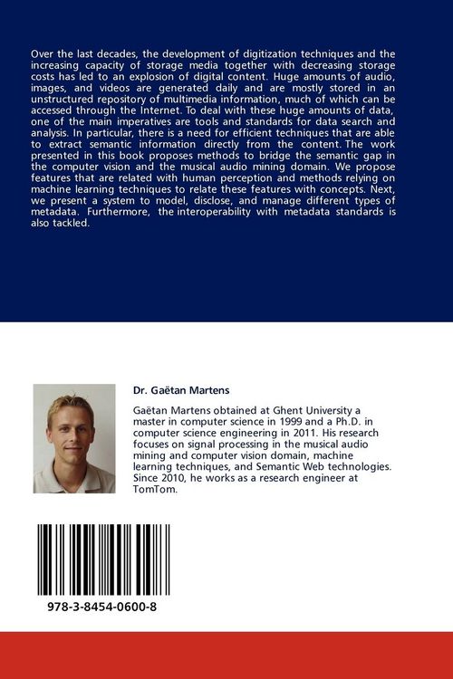 Produktbild: Extraction and representation of semantic information in digital media