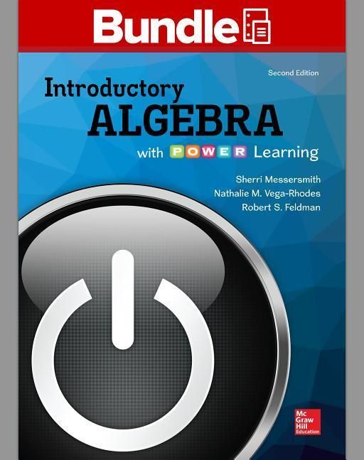 Produktbild: Loose Leaf for Introductory Algebra with P.O.W.E.R. Learning with Connect Math Hosted by Aleks Access Card