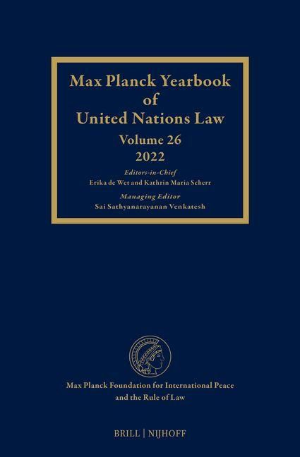 Produktbild: Max Planck Yearbook of Un Law, Volume 26 (2022)