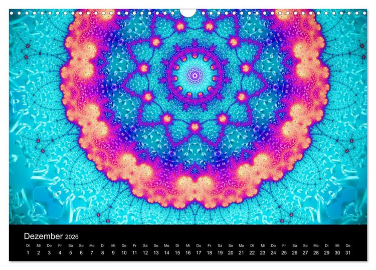 Produktbild: mandala-art (Wandkalender 2026 DIN A3 quer), CALVENDO Monatskalender
