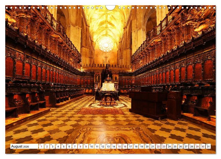 Produktbild: Santa Mar&iacute;a de la Sede (Wandkalender 2026 DIN A3 quer), CALVENDO Monatskalender