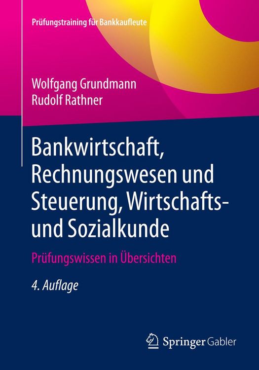 Produktbild: Bankwirtschaft, Rechnungswesen und Steuerung, Wirtschafts- und Sozialkunde