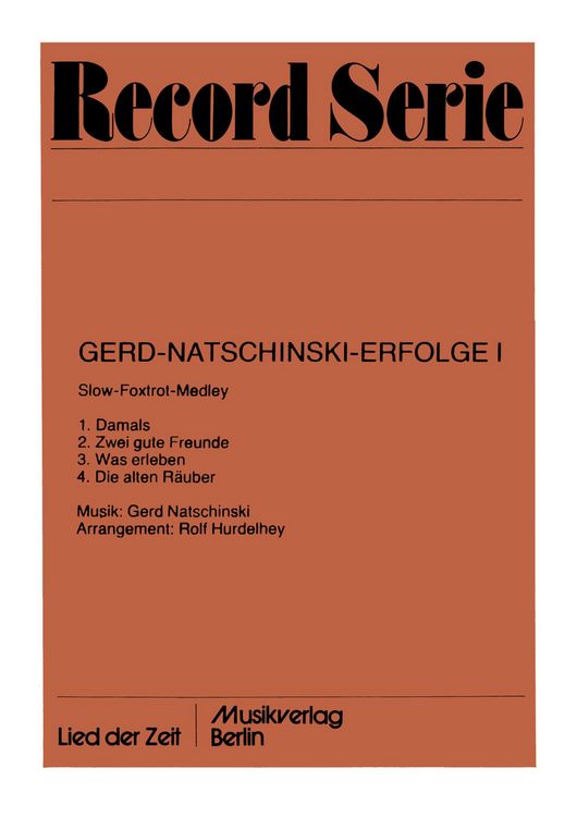 Produktbild: Gerd-Natschinski-Erfolge I