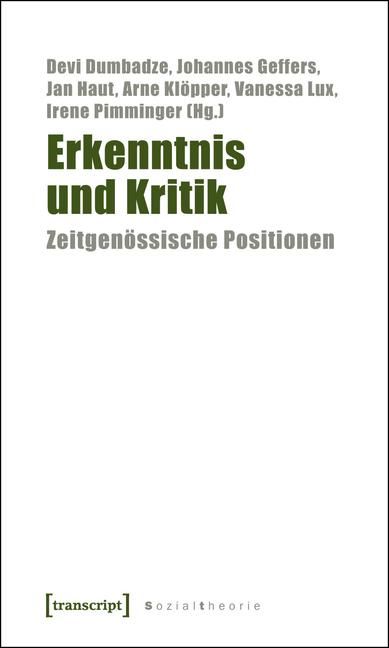 Produktbild: Erkenntnis und Kritik