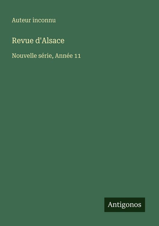 Produktbild: Revue d'Alsace