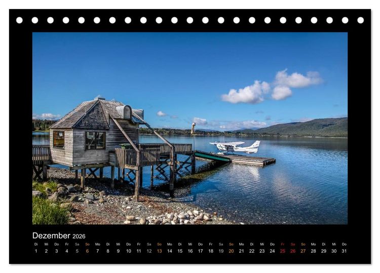 Produktbild: Eine Reise durch Neuseeland (Tischkalender 2026 DIN A5 quer), CALVENDO Monatskalender