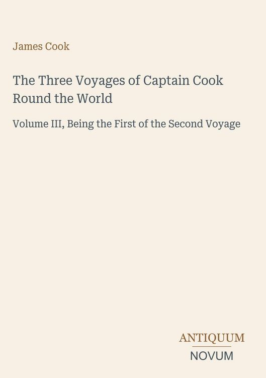 Produktbild: The Three Voyages of Captain Cook Round the World