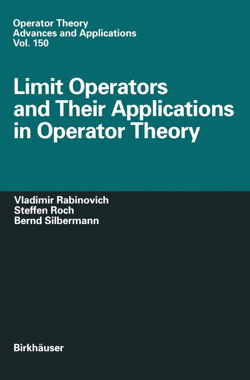 Produktbild: Limit Operators and Their Applications in Operator Theory